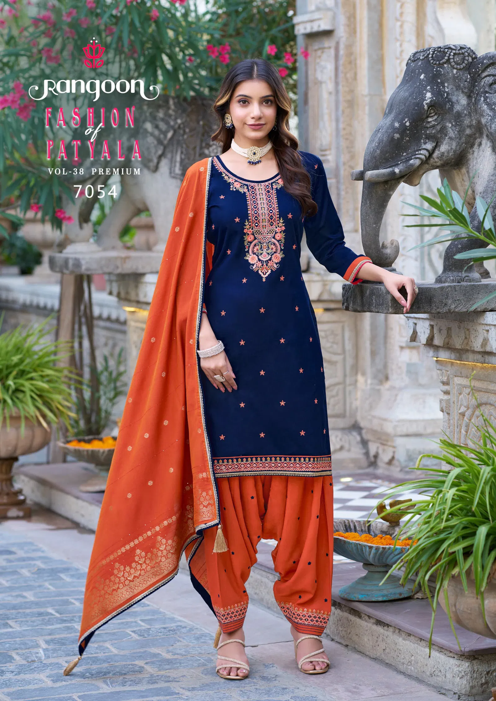Fashion Of Patyala Vol 38 By Rangoon Jam Silk Readymade Patiyala Suits Online Wholesale